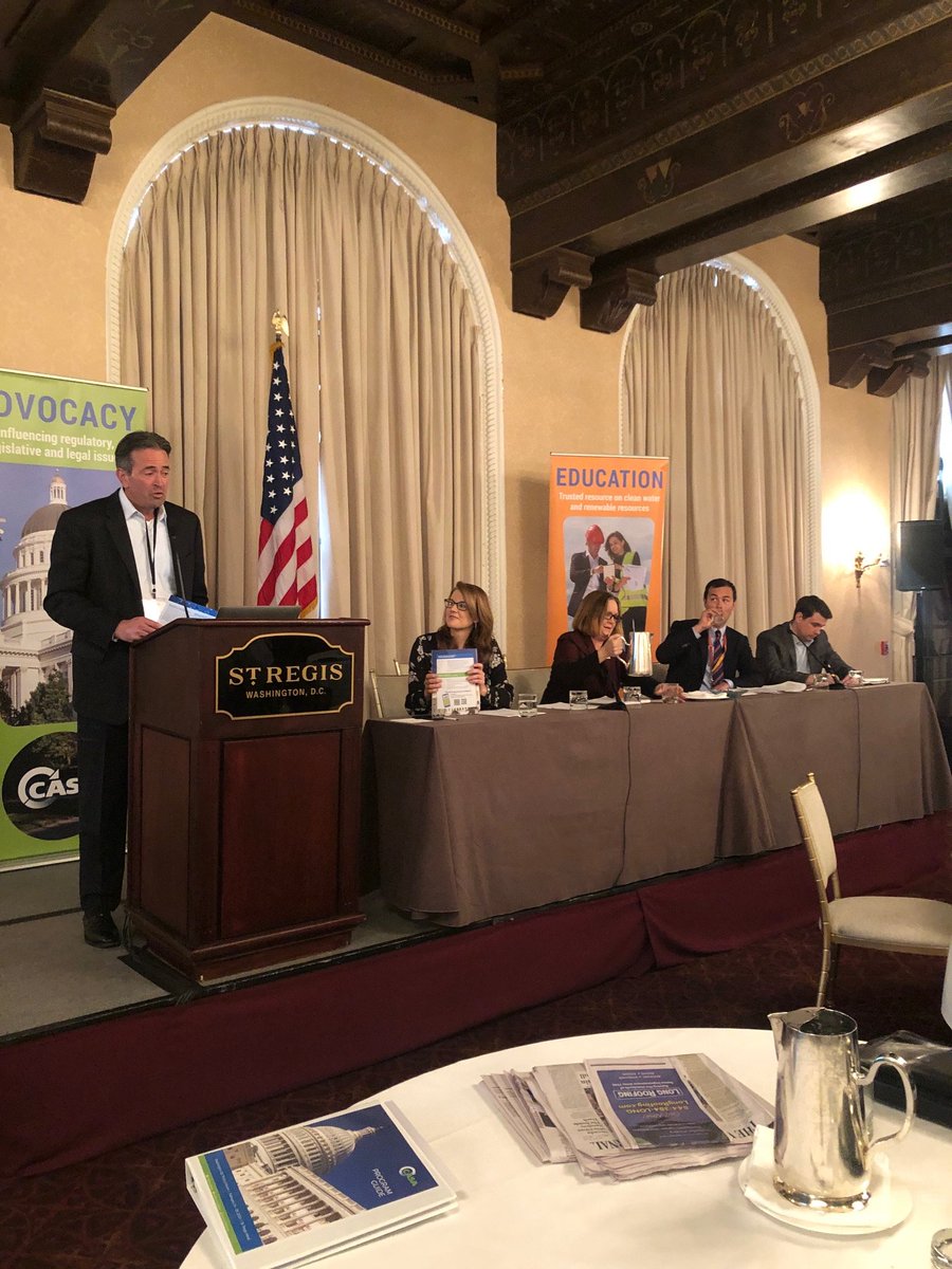 CASA_CleanWater's tweet photo. Vice President Jason Dow and Emily Barnett of @CentralSan speaking on the Plastic Pollution: Protecting our Ecosystem in a Changing Climate panel. #CASAConnects https://t.co/Y9ewD2UaLK