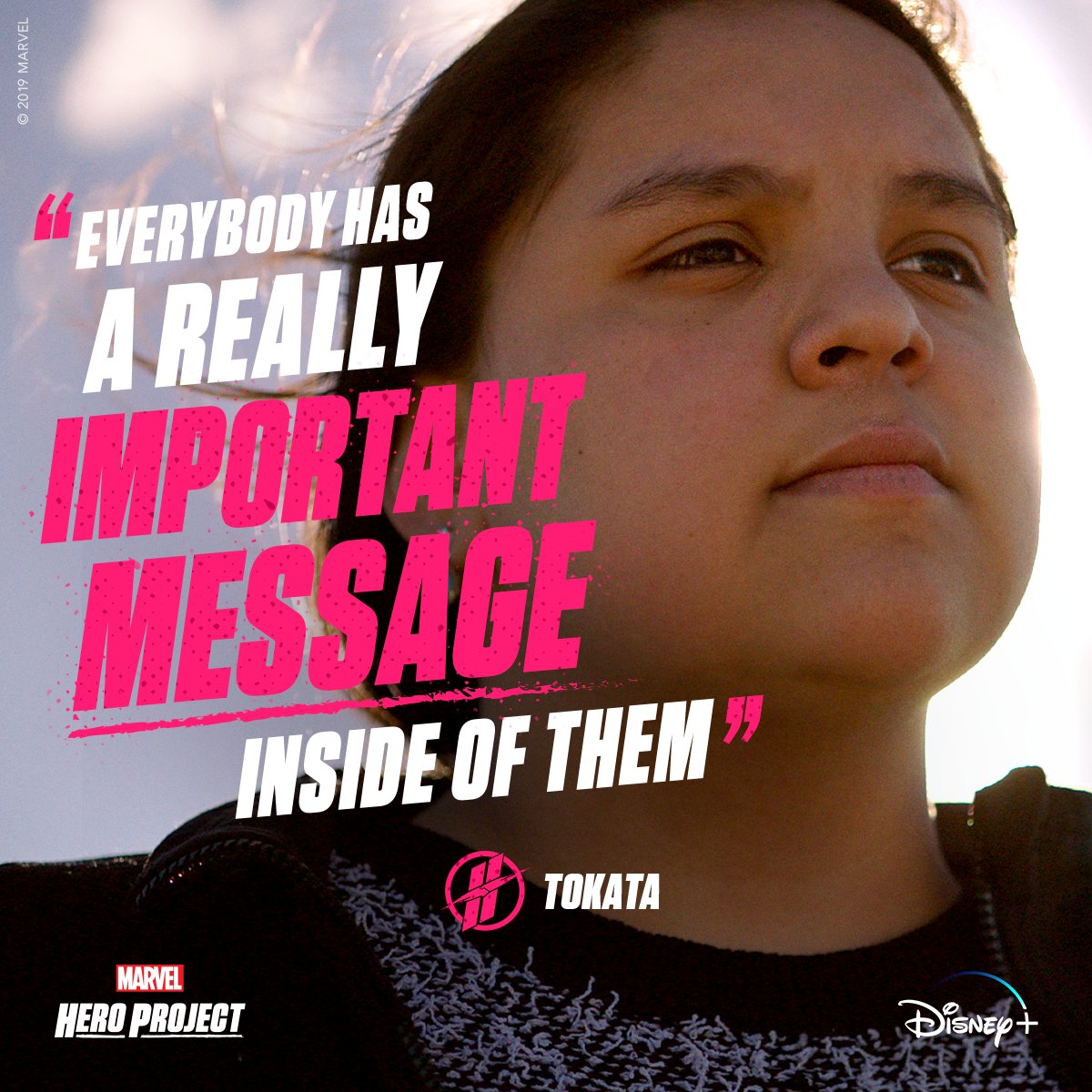 DisneyPlus's tweet image. No ordinary #MondayMotivation courtesy of @Marvel’s #HeroProject, now streaming! 🙌🦸‍♀️🦸‍♂️