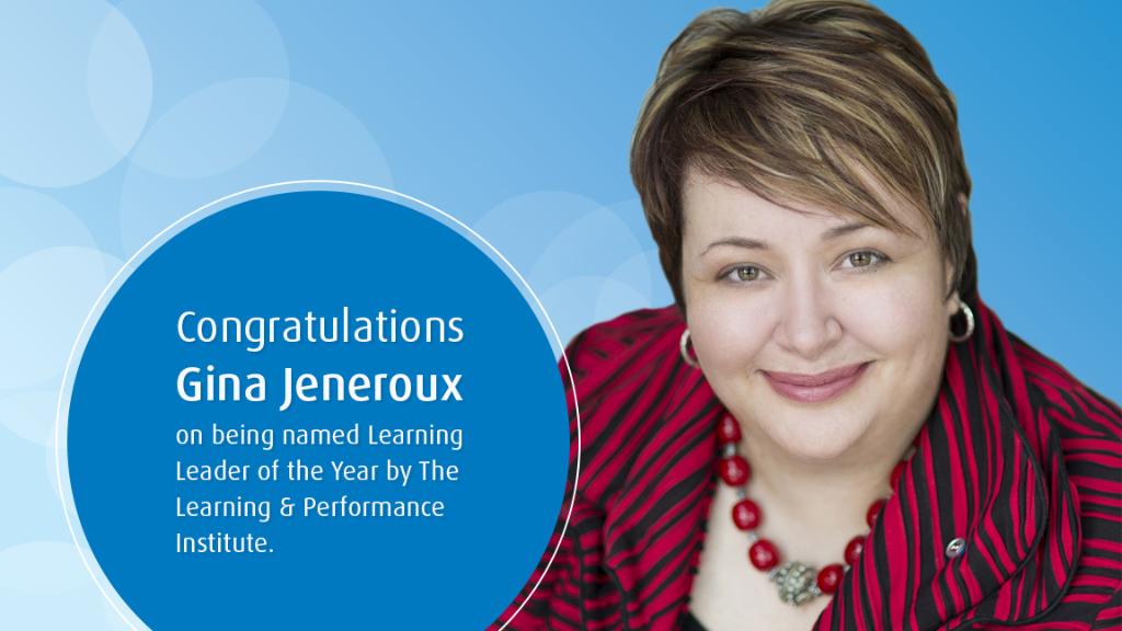 BMO's tweet photo. Congratulations to Gina Jeneroux, BMO’s Chief Learning Officer, for being named Learning Leader of the Year by The Learning &amp; Performance Institute. Under your leadership, BMO’s employing a bold talent strategy to prepare employees for the future of work. https://t.co/LzOqfm5JsT https://t.co/W7B31ikdFF
