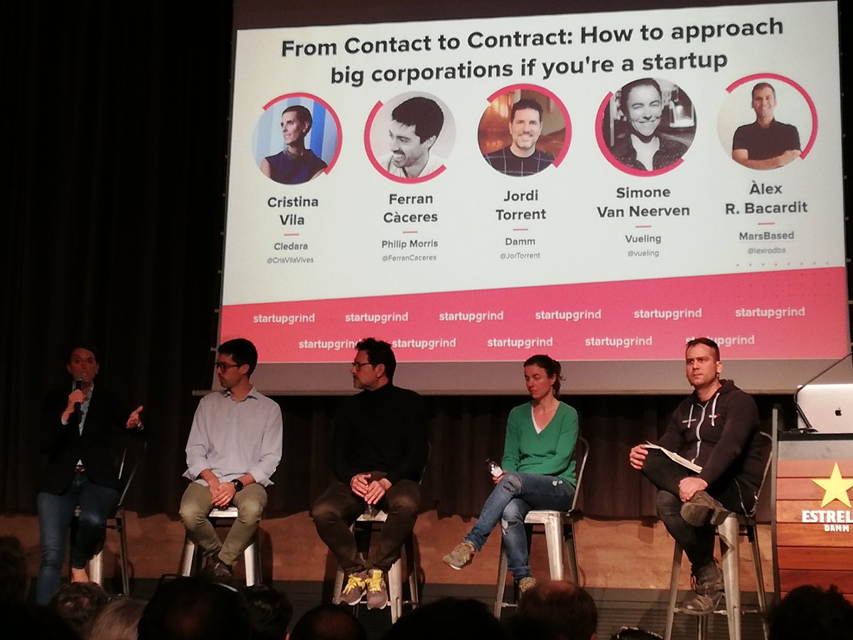 Message to #startups: don't accept POC's that are not paid <a href="/CrisVilaVives/">Cristina Vila</a> en <a href="/EstrellaDammEs/">Estrella Damm Es</a> con <a href="/lexrodba/">Àlex Rodríguez Bacardit 🚀</a> <a href="/JorTorrent/">Jordi Torrent</a> <a href="/FerranCaceres/">Ferran Caceres</a> <a href="/vueling/">Vueling Airlines</a> #CISUMMIT #openinnovation #CorporateVenturing