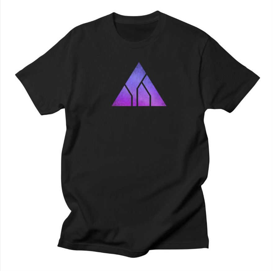 highlevelcomic's tweet photo. Brand new #HighLevelComic merch is available now on @rob_sheridan's new Glitch Goods shop, in a variety of colors and styles! Finally, Thirteen's shirt from chapter two can be yours: https://t.co/rOow8UJJvO https://t.co/t5Bmd48ibO