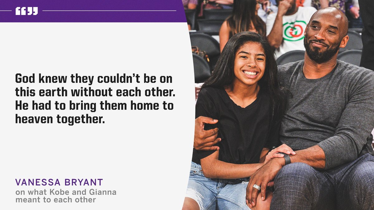 SportsCenter's tweet image. Powerful words from Vanessa Bryant ❤️