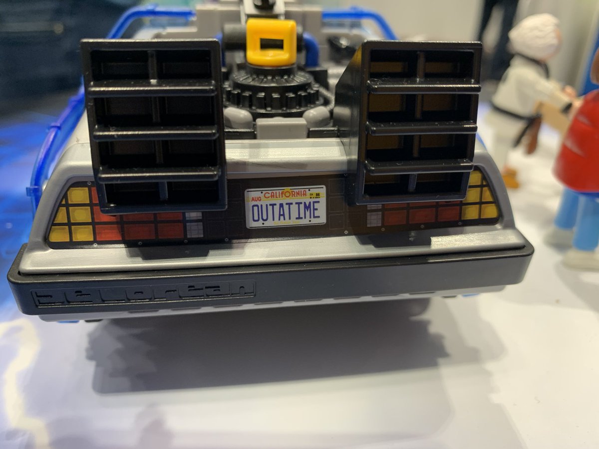 IGHInsider's tweet photo. Amazing @BacktotheFuture anniversary set at @playmobil! #toyfairny #ToyFair2020 https://t.co/Bor4bCM2Pp
