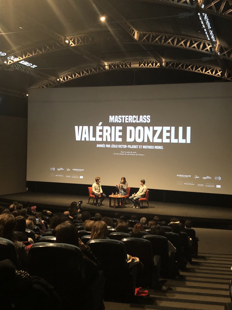 Masterclass @valeriedonzelli « Le cinéma se fabrique dans les pleins et dans les vides » @L_ARP @HorschampFR