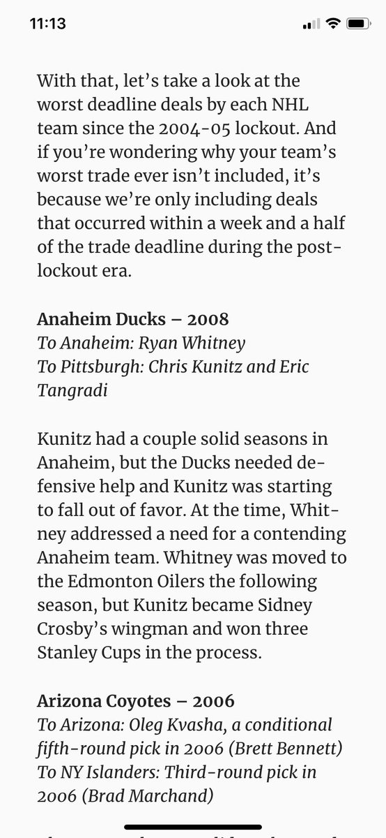 keithmack7's tweet photo. ⁦@ryanwhitney6⁩ ⁦@TheHockeyNews⁩ is not being to kind to you right off the top in this article today!  Don’t they know who you are now.......
⁦@LBlackhawks⁩ https://t.co/CjXKnZepwg