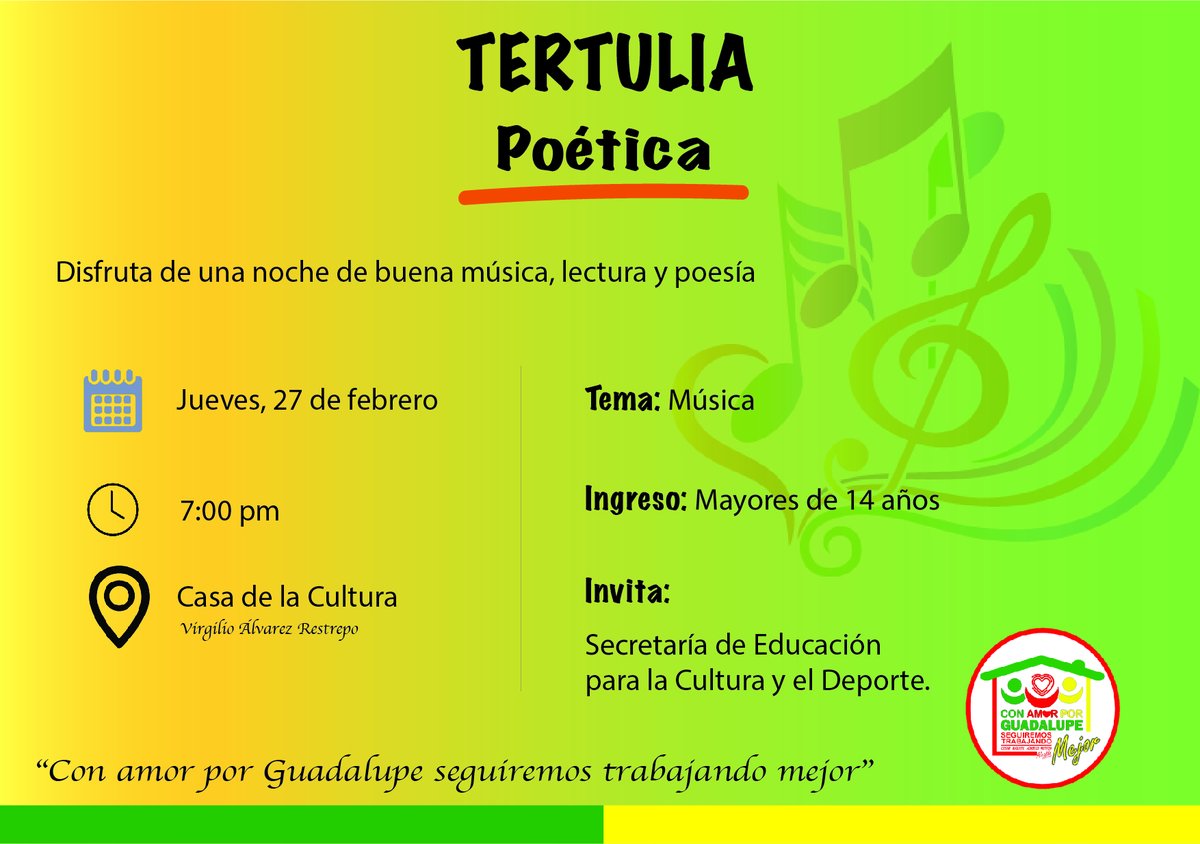 GuadalupeAnt's tweet photo. Disfruta de una buena noche de poesía. https://t.co/wRV30uGpUi