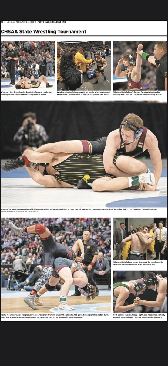 Kevin_Lytle's tweet photo. The final view from state wrestling. What a weekend! https://t.co/l6TGbCeBTL