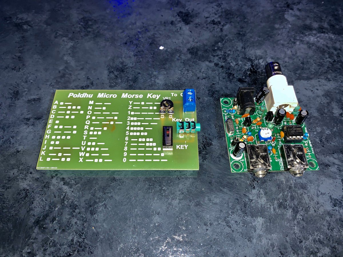 ea1hfi's tweet photo. #qrp transceiver and #cw key kit https://t.co/AxnI70K0Cr
