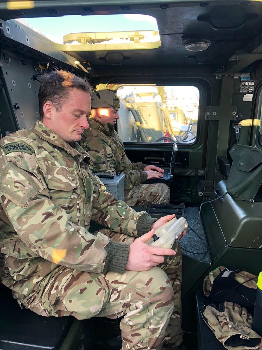 RNASCuldrose's tweet photo. Learning from their Norwegian counterparts, during Exercise #ColdResponse20 the team from #700X NAS will mostly be operating from all terrain amphibious vehicles, but the opportunity exists for more... 

#RemotelyPiloted #Innovation 
#technology #WeAreNATO
#RNTransformation https://t.co/G6ChUgRXS5
