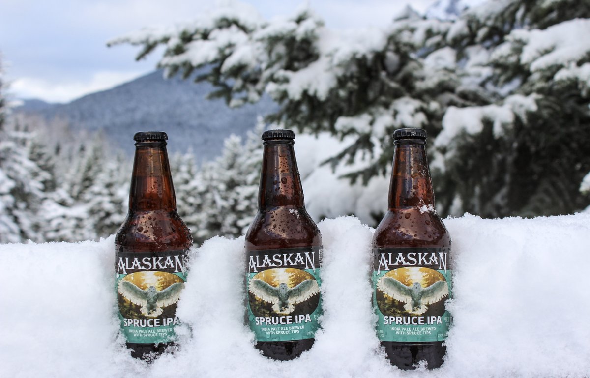 AlaskanBrewing's tweet photo. Spruce IPA won't be around for much longer--get some before it's gone! #alaskanbeer #spruceipa https://t.co/wnxMqQ2hny