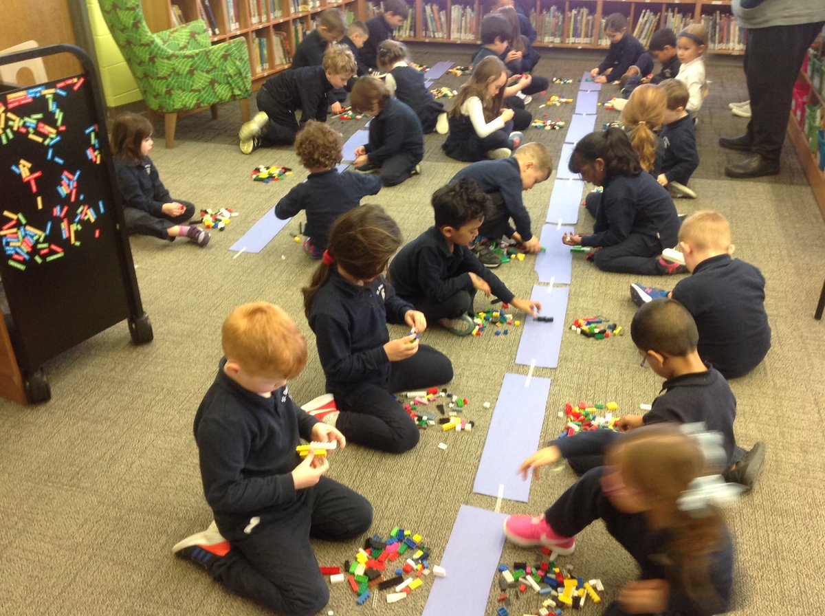 StBeneKin104's tweet photo. Working together to build bridges over the river using LEGO in the learning commons this afternoon.  #thekindergartenprogram #playbasedlearning #stemchallenge #BC #SRWB #DLMB #PSI https://t.co/kE8uyTVHch