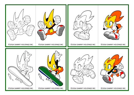 funbemmpo's tweet photo. here are some lesser known mascots designed by Yuji Uekawa for the Sega Sammy Athletic Club. he is primarily known for his work on the Sonic the Hedgehog series https://t.co/hwF7Lz8m8f