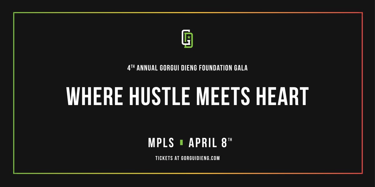 GorguiDieng's tweet photo. Minnesota, I'm coming back for one day to continue what we started. This is where hustle meets heart. Together we can make a difference.
Tickets: https://t.co/jBBcbx1jJa
#GDFxMATTER https://t.co/CEoMok8qZj