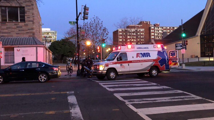 WABADC's tweet photo. The District's failure to act on the 9th St NW protected bike lane has real, flesh and blood consequences.

Call and email your councilmembers today:

https://t.co/dUazalFp58

(photo @danjfreemanesq) https://t.co/j1QMjZwikv