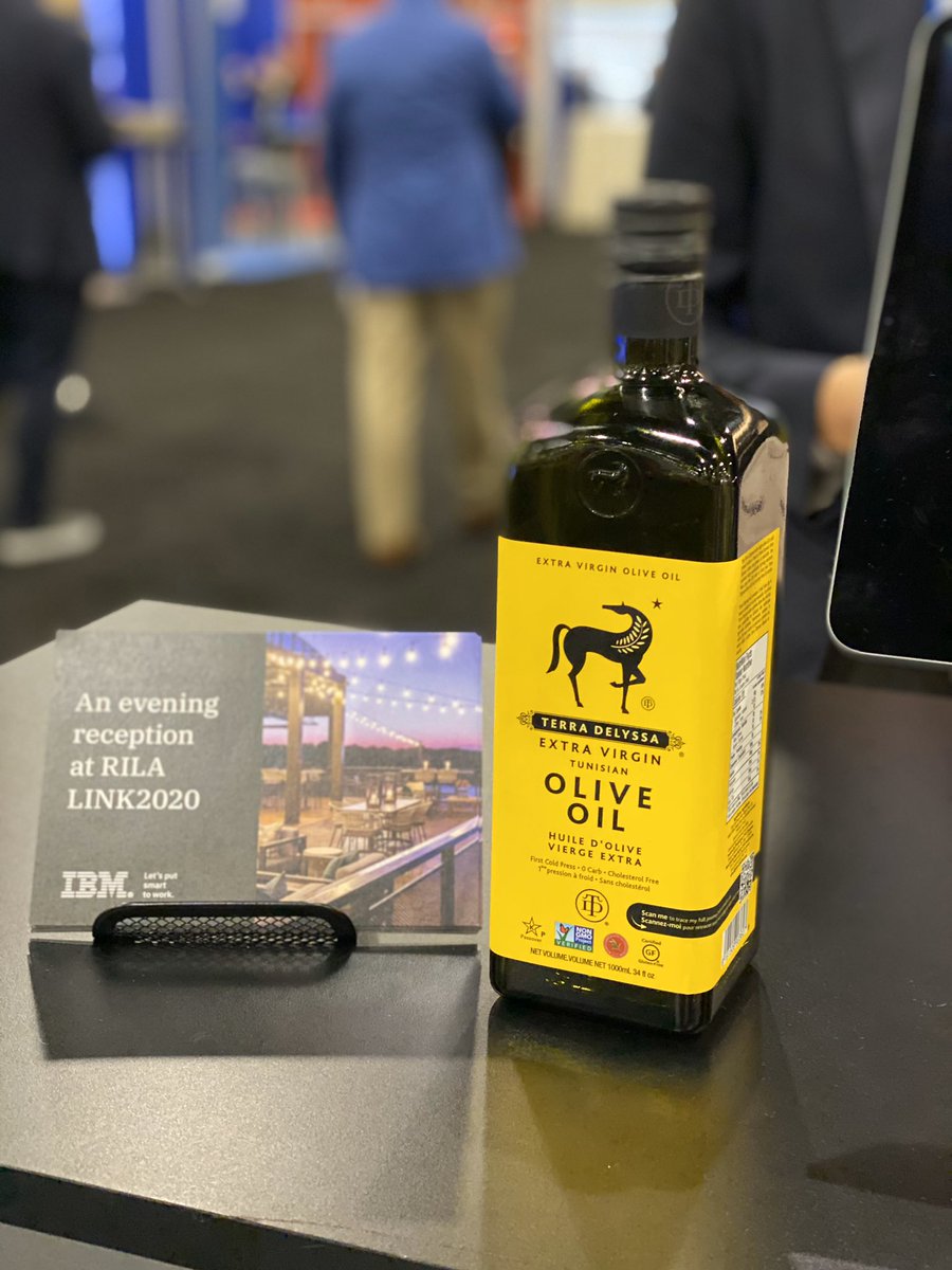 Trust the taste and #authenticity  of your olive oil ... come to the #IBM booth at #RILALINK and experience  the traceability of #blockchain and our food supply.  @IBMSupplyChain