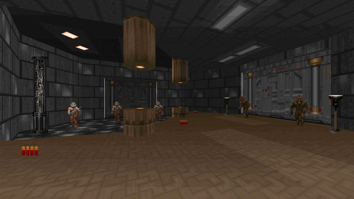 serious_mud's tweet photo. A bit of alpha.
#gamedev #leveldesign #mapping #doom #lostalpha #WIP #modding #doommodding #doomalpha https://t.co/YBcIabSHSf