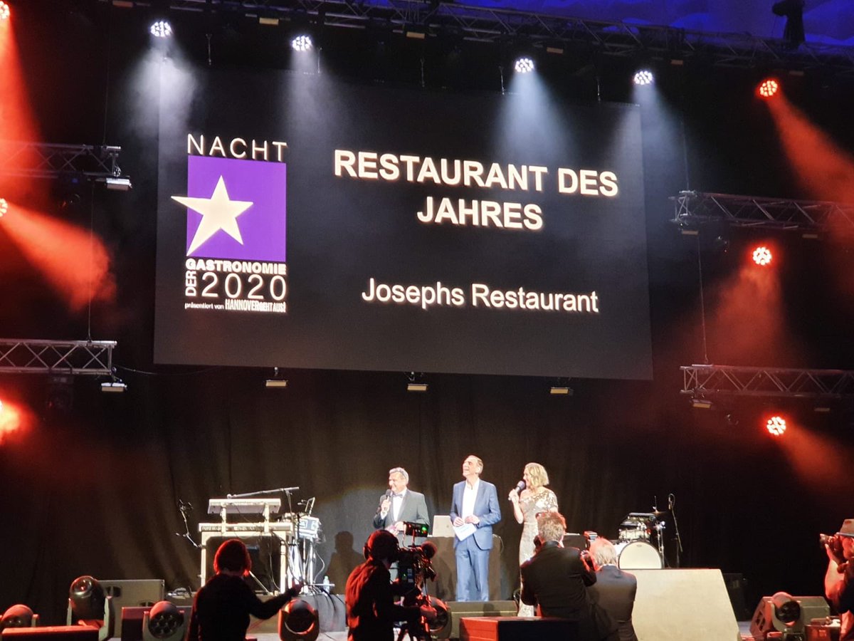 Herzlichen Glückwunsch nach Bredenbeck! Josephs Restaurant im Dorfgemeinschaftshaus bei der Nacht der Gastronomie zum Restaurant des Jahres gekürt!