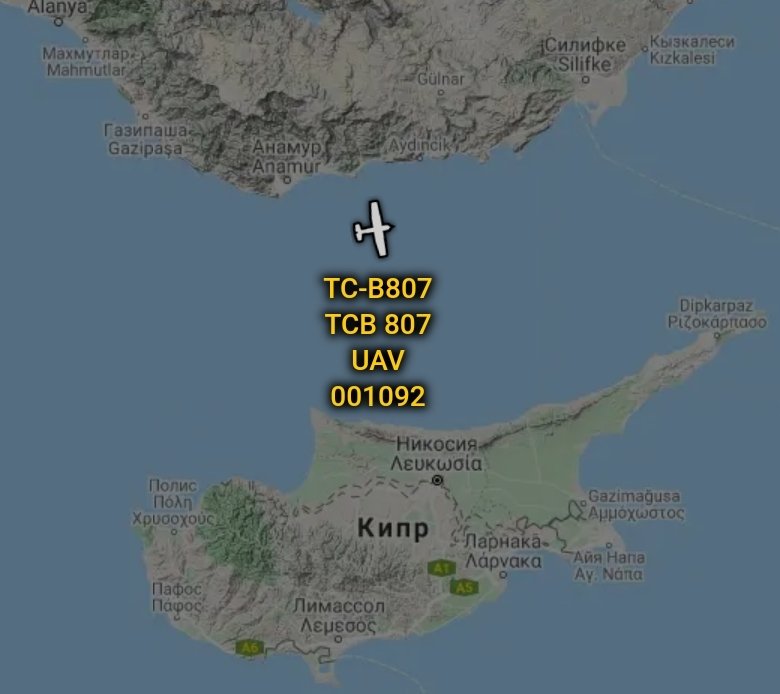 is_keelu's tweet photo. Turkish Air Force
Bayraktar TB2 Strike
Spotted over the #Mediterranean off the coast of #Turkey
#TCB807 TC-B807 001092 #UAV #Drone https://t.co/BB303TLyJ4