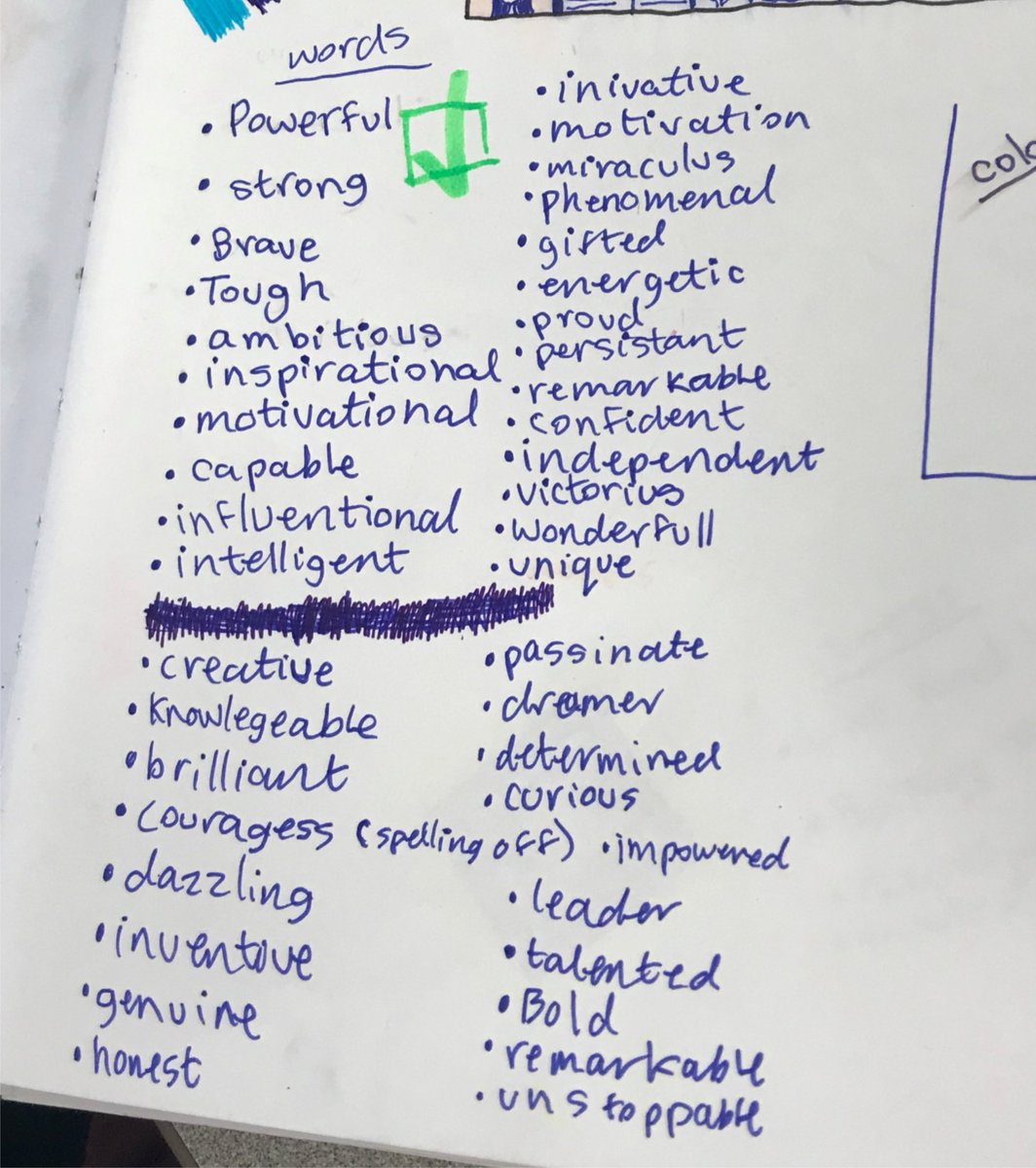 AllThatsRead1's tweet photo. 8th grade Makerspace students are using the design process to create a rough outline for a future mural. The photo shows some of the powerful words they want to include in the mural. @CRMcKinleyMS #DesignProcess #StudentsLeadTheWay https://t.co/RvXDUOxgRI