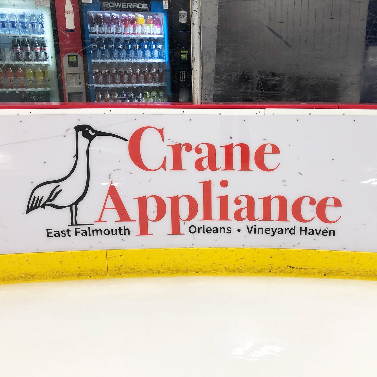Crane Appliance is proud to support our local community, including all of the wonderful things that the Charles Moore Arena does in #Orleans! — Keep up the amazing work! 🏒 ⛸️ 😊