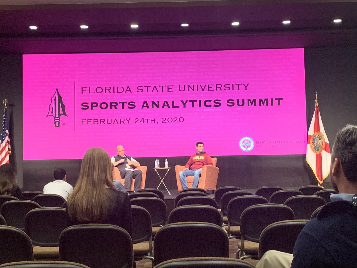 ColtonWFSU's tweet photo. We now welcome fellow Nole Matt Agnew for our last speaker of the day. #FSUSAS https://t.co/p1wR5u6cto