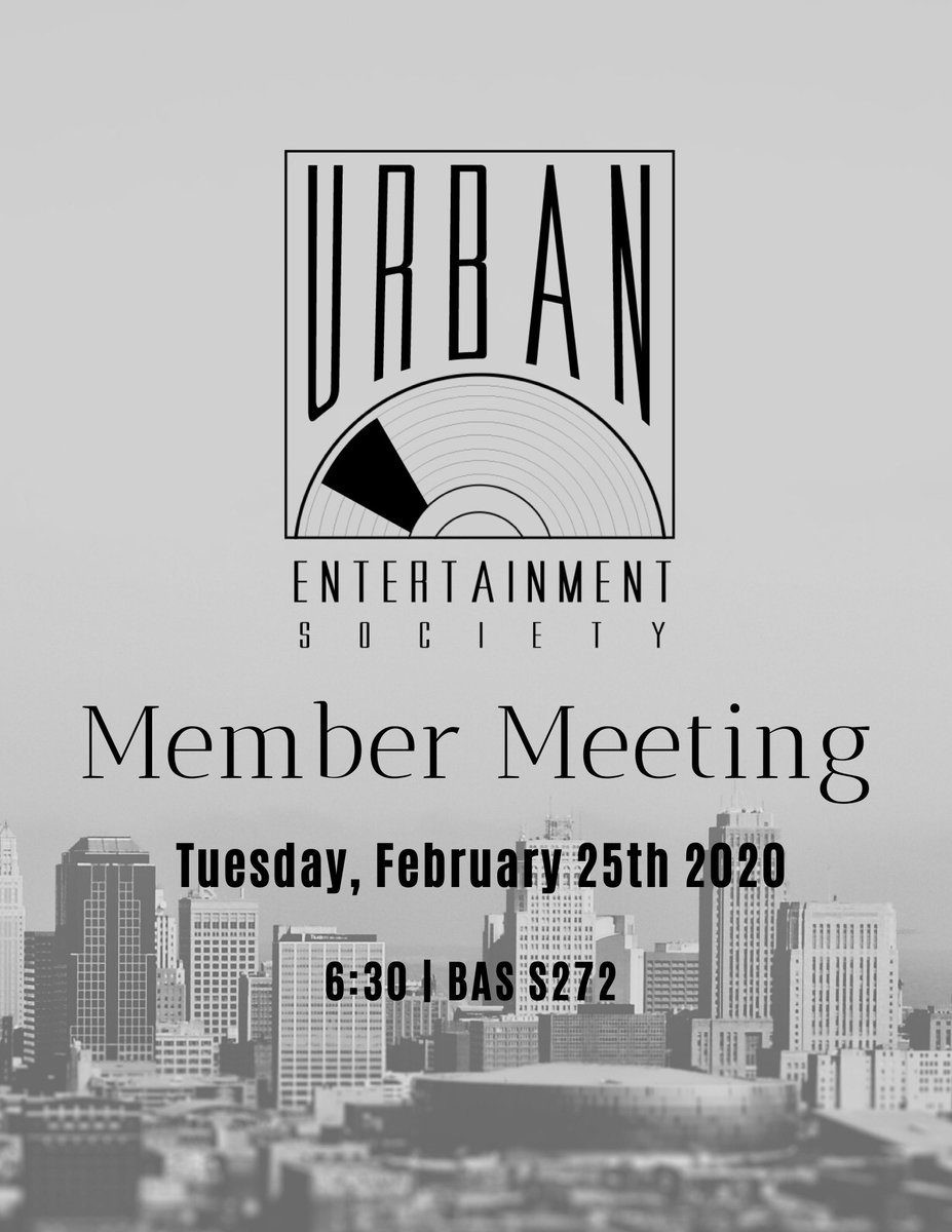 UrbanEntMTSU's tweet photo. We have a meeting tomorrow! 

BAS S272 | 6:30 P.M. 

See y’all tomorrow 👨🏿‍💻👩🏽‍💻 https://t.co/Kdz1keBknl