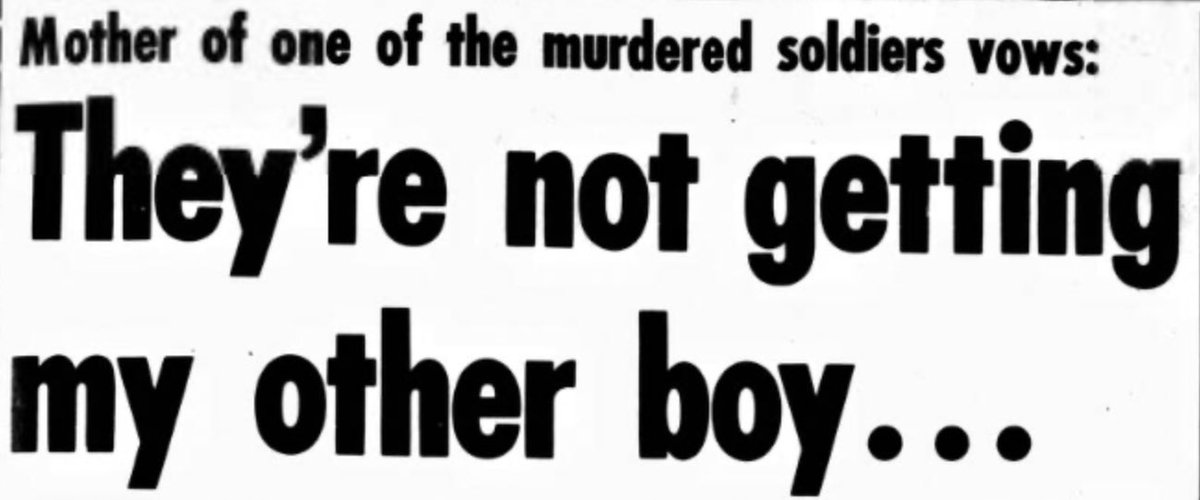 After losing her oldest Son, Dougald, Elizabeth immediate sought to protect her youngest son, David, who was also serving in Belfast.  Elizabeth carried her broken heart for the rest of her life.  The IRA took something from her she could never replace.  
 crowdjustice.com/case/3soldiers/