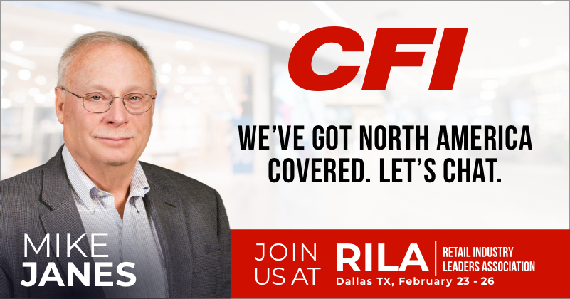 RILA 2020 is here, and we are attending! Our CFI team will be sharing their knowledge and unique supply chain services in Dallas, TX, February 23-26. #RILA2020 #supplychain #RILALink