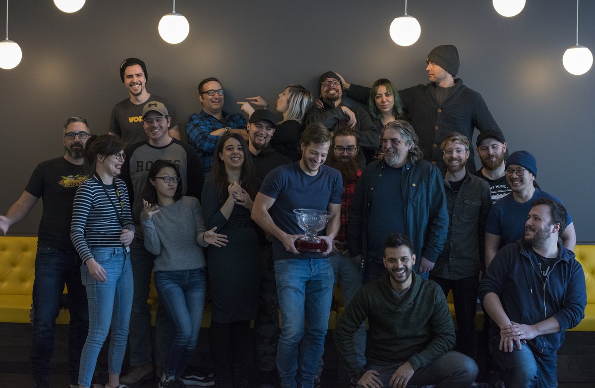 voltafeed's tweet image. Our studio won the @KeywordsStudios Chairman's Chalice 2019!!! 😲🥳

Thanks to Keywords for sending it our way, and a huge thanks to our employees, clients and everyone supporting our team day after day.

#KeywordsStudios #VoltaCreations #ChairmansChalice #ConceptArt #Prizes