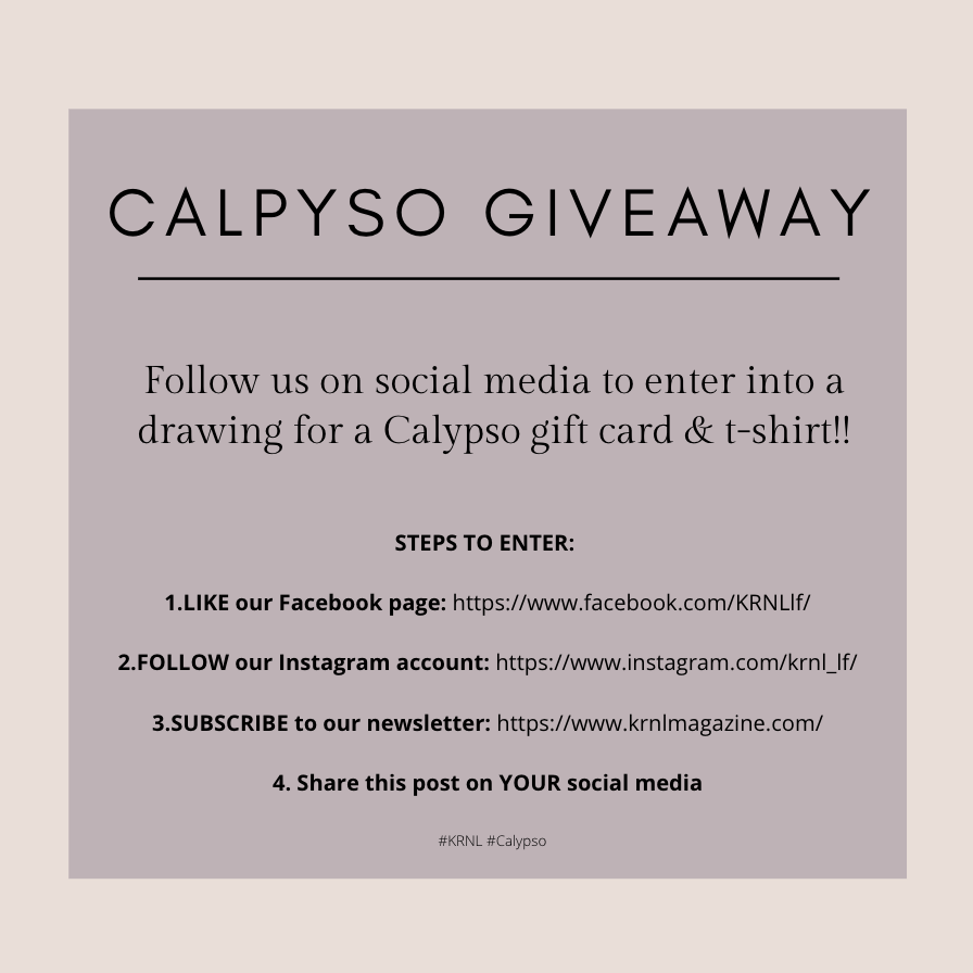 KyKernelConnect's tweet photo. ★ CALYPSO BOUTIQUE GIVEAWAY ★
KRNL has teamed up with @calypsoboutique to give away this free Wildcat tee, and a $25 Calypso gift card! Follow the steps on the second picture then share this post to your story to be entered! Closes on March 6th @ 11:59pm! GOOD LUCK 🌟 https://t.co/7jFJ9PeXuJ