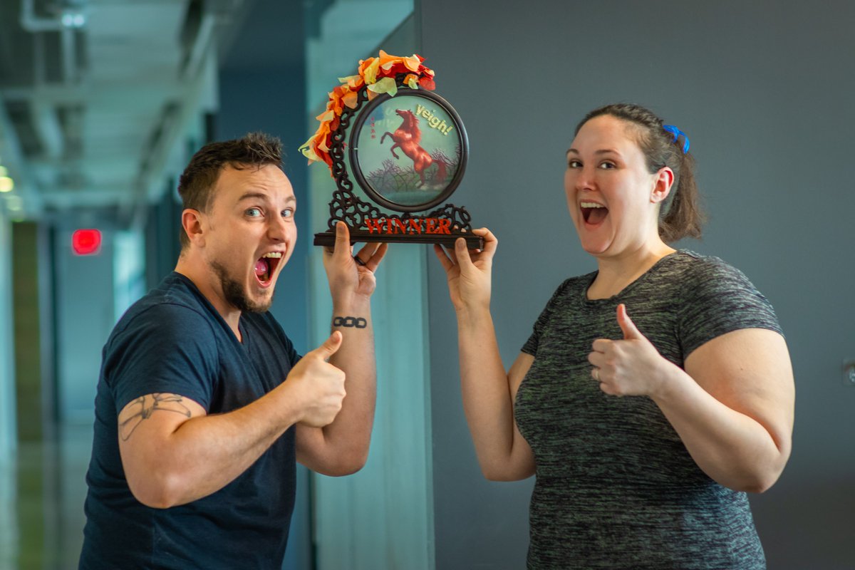 SputnikATX's tweet photo. Our Traction Horse winner this week: @modtechlabs 🐎🏆 This is the 2nd week in a row that they take the prize! Go Alex and Tim!! https://t.co/FahBraITsM