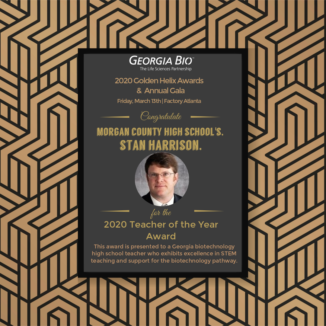 Georgia_Bio's tweet photo. Join us on Friday, March 13th to celebrate our amazing leaders within the community - to include our Teacher of the Year Stan Harrison! Early bird pricing extended to 2/28. https://t.co/r67tcmQdL2 #GaBioAwards #teacheroftheyear

Morgan County High School https://t.co/Myj6lr6tEs