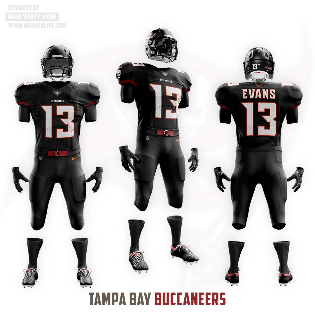 NOAH QEHZY on X: 'I see the Buccaneers posted about coming out with new  uniforms. This was my attempt at redesigning all the NFL jerseys including  the Buccs!   / X