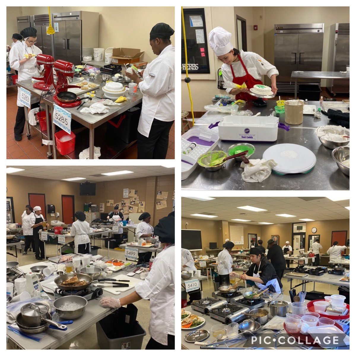 BFTerryCTE's tweet photo. On Friday Terry hosted the SkillsUSA competition for our talented culinary students from all over the district! https://t.co/CUbwlqjzxa