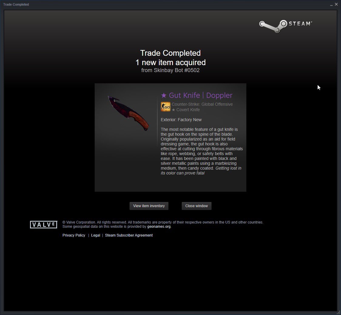 iClapYouYT's tweet photo. New pickup from @Skinbay_com #csgo #csgoskins https://t.co/8VIffJF6dw