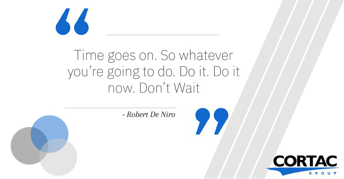 CORTACGroup's tweet photo. YOU can achieve your goals - but don't wait. 

There is no "right moment." Life will always get in the way, but only if you let it. Start working towards your #goals now - you can achieve more than you realize.

#MotivationMonday #CORTACGroup https://t.co/vG621KJI1K