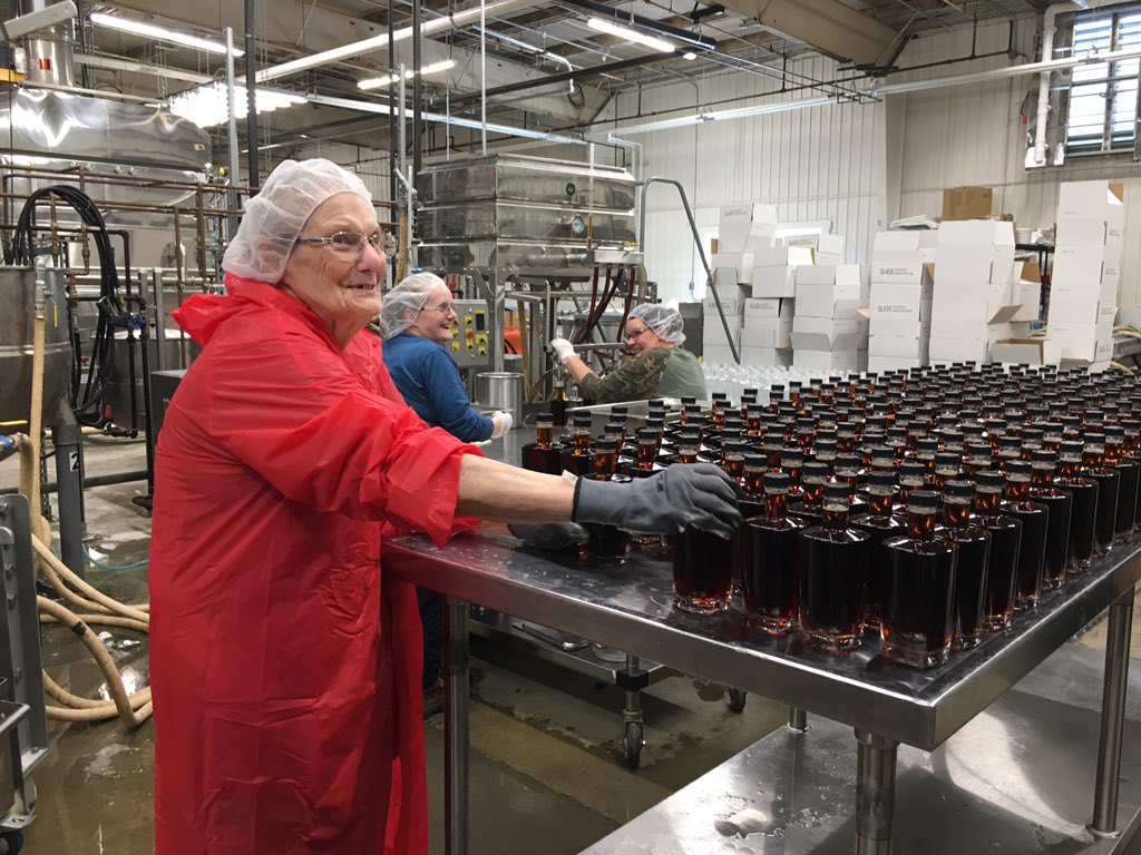 GovPhilScott's tweet photo. #VTCapitol4aDay brought us to Sweet Tree Holdings (@themapleguild) in Island Pond. This impressive, innovative operation is producing quality organic syrup, sold around the world. https://t.co/VbfZgUrrU2