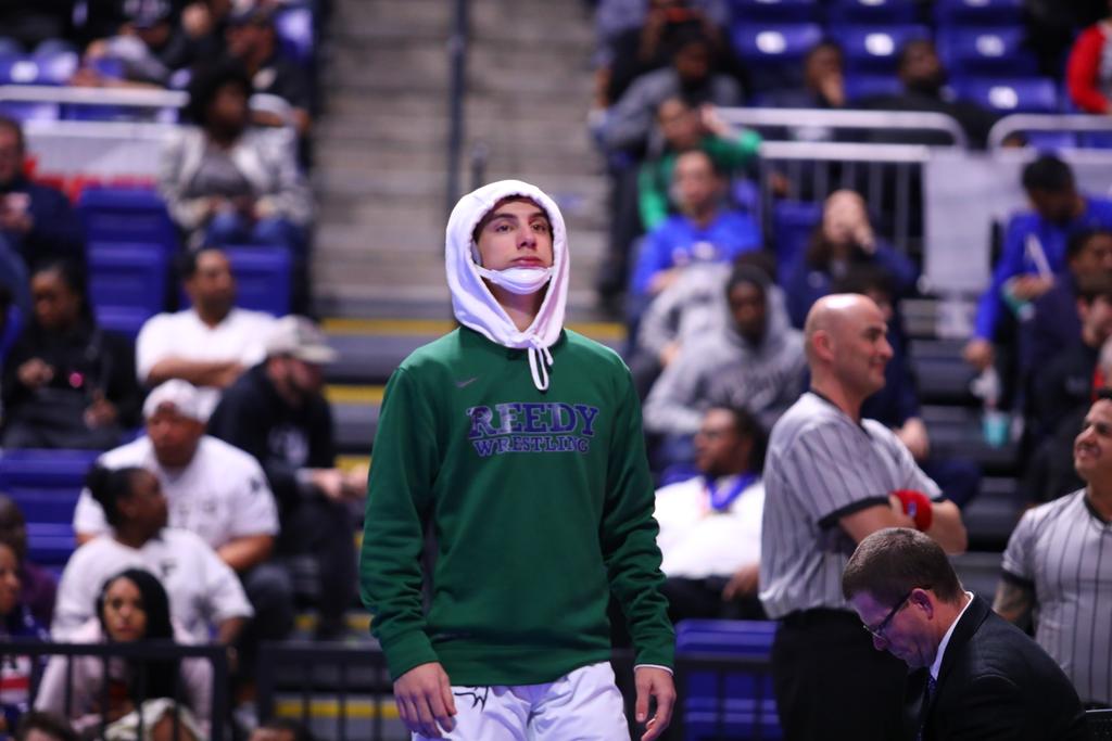 RedhawksWrestle's tweet photo. CONGRATULATIONS to Jackson Bourne  from @ReedyWrestling for winning state. Hands down one of the Most Outstanding Wrestlers in the state. Not one single point was scored on him in the district, regional, or state tournament. #ReedyAtState #BestoftheBest @Friscoisdsports https://t.co/KSEPhdxFZj