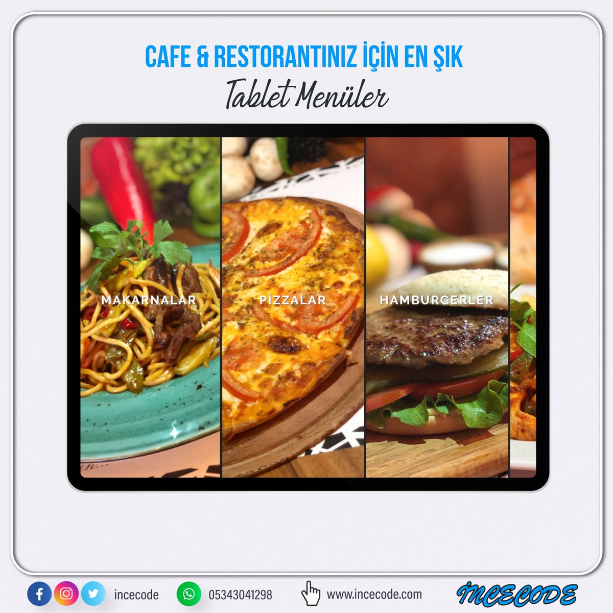 incecode's tweet photo. Cafe & Restorantınız için şık tablet menüler.
#tabletmenu
#restaurant
#cafemenu
#dijitalmenu
#restaurantmenu
#tabletmenu https://t.co/RHyD2k2jtP