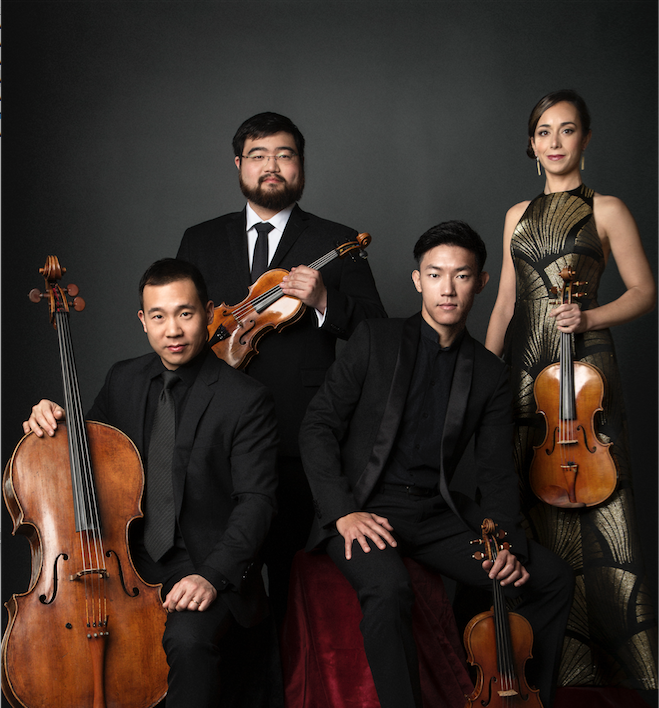amherstarts's tweet photo. The Parker Quartet, renowned for its dynamic interpretations and polished, expansive colors, perform this week in Buckley Recital Hall. https://t.co/8yOdPA18Rx https://t.co/i66pKdWqka