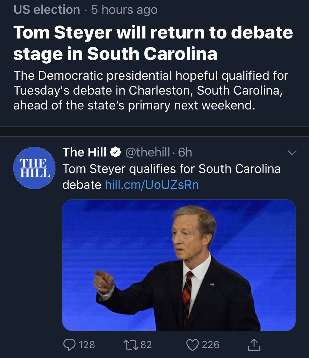 PodcastPartyPod's tweet photo. WE. DID. IT. @TomSteyer is back in the race. Steyer sponsored our January show and clearly the buzz from that show revived his campaign. Thanks to everyone who came out! https://t.co/VWDspxV4on