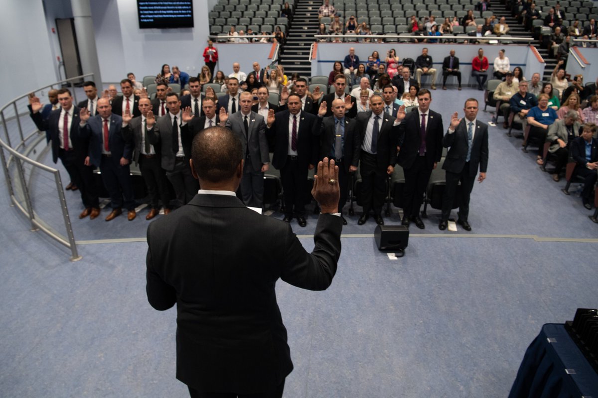 USMarshalsHQ's tweet image. Congratulations to the recent graduates of the Basic Deputy U.S. Marshal Program (BDUSM Class 2003) from the Federal Law Enforcement Training Center (FLETC). Welcome to the Marshals Service!!!