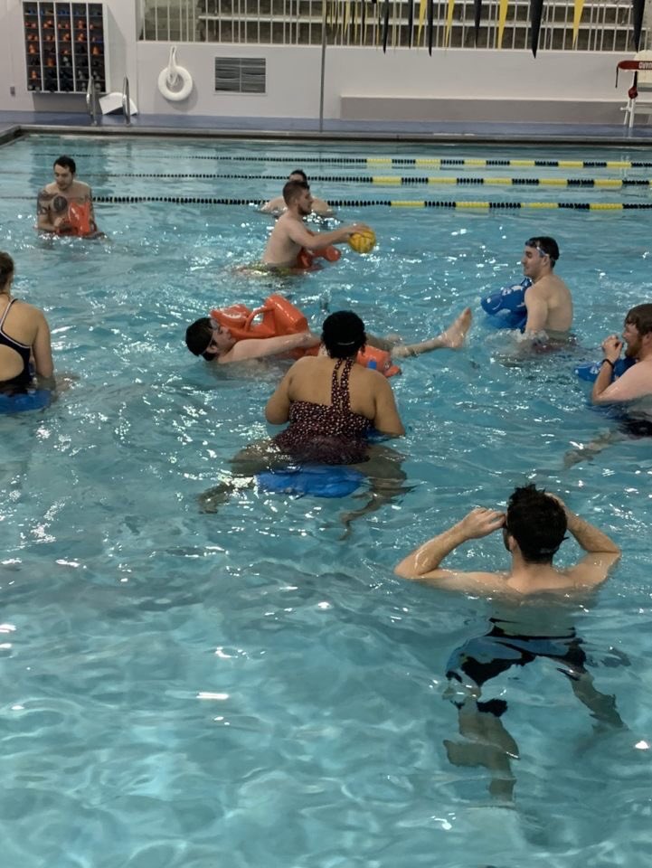 FHSUimrec's tweet photo. Interested in playing water trotter water polo? Our intern @carey_kameron needs more team members!  Contact intramural office for more details! https://t.co/2sth1mPhVX