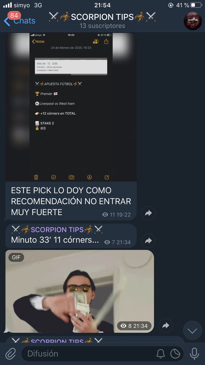 blancopicks's tweet photo. Que está pasando en nuestro canal de Telegram?🤨🤨🤨🤨🤨 https://t.co/AMSfC0Iegk📲📲📲 https://t.co/T8je4TaDrb