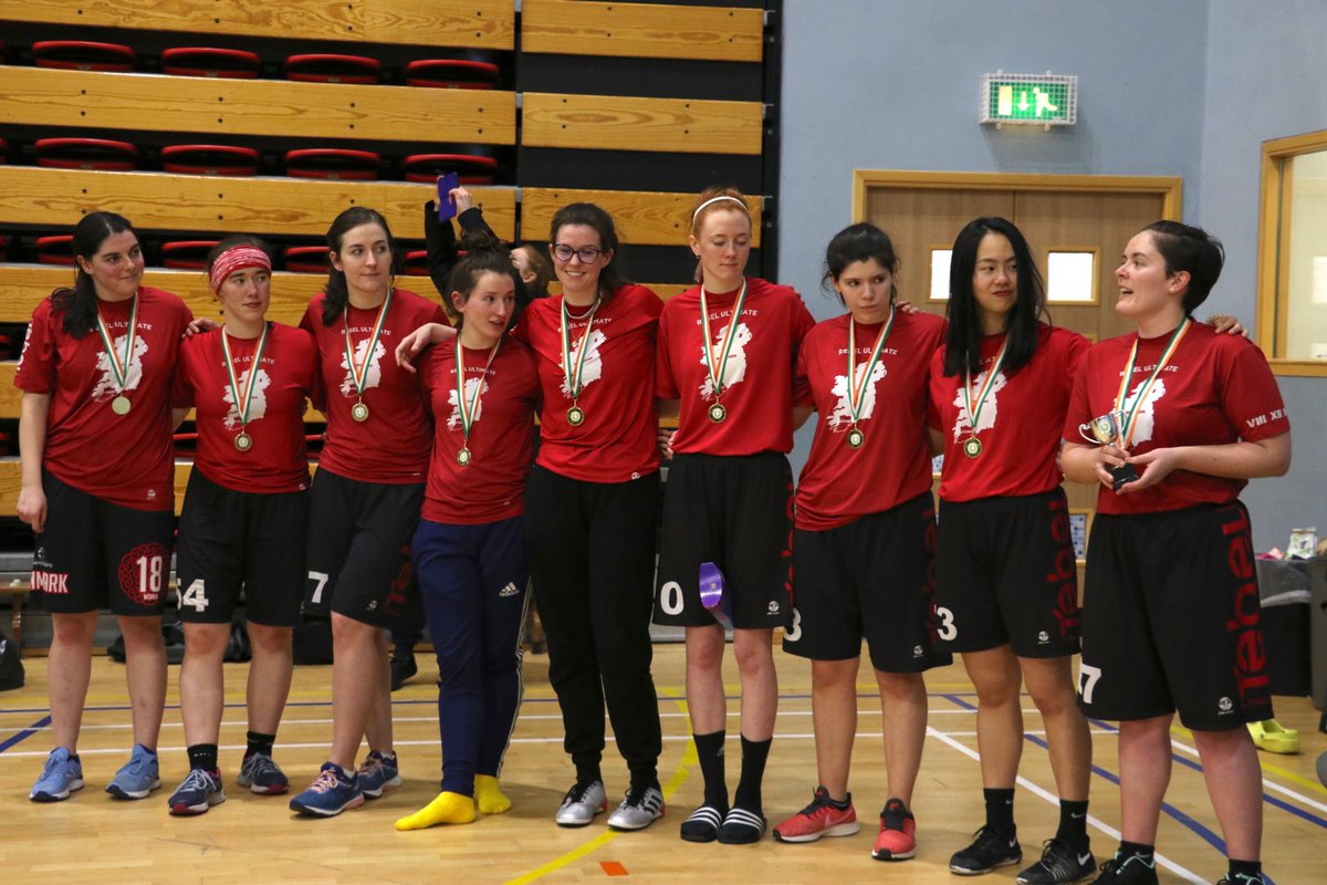 Congratulations to Rebel Ultimate who became Indoor All Ireland Ultimate Champions 2020 on Sunday! The Cork team remained undefeated throughout the day and winning the final 12-7. 

#aiuc #irishultimate #IFDA

📷 Meghan Choy