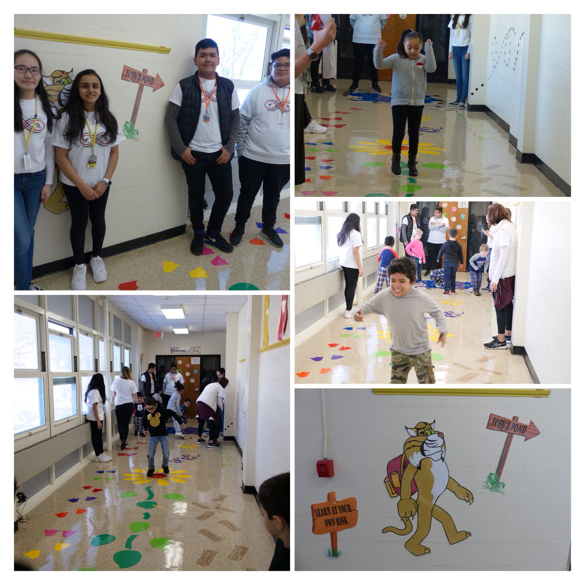 CliftonSchools's tweet photo. School 16 unveiled the new Sensory Path hallway created by the CHS Ad Agency Club students.
@CliftonSupt 
@mustangs_chs 
@16Clifton 
#cliftonconnects https://t.co/Z0h3UTrKB4