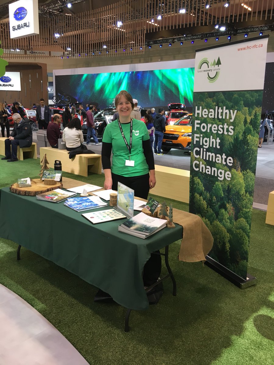 forestscanada's tweet photo. Our team had a great time at the @autoshowcanada this past weekend! @HondaCanada supports tree planting across Canada through their #OneHondaOneTree campaign with Forest Recovery Canada. We can't wait to continue #treeplanting with them! https://t.co/eioJpeftlw