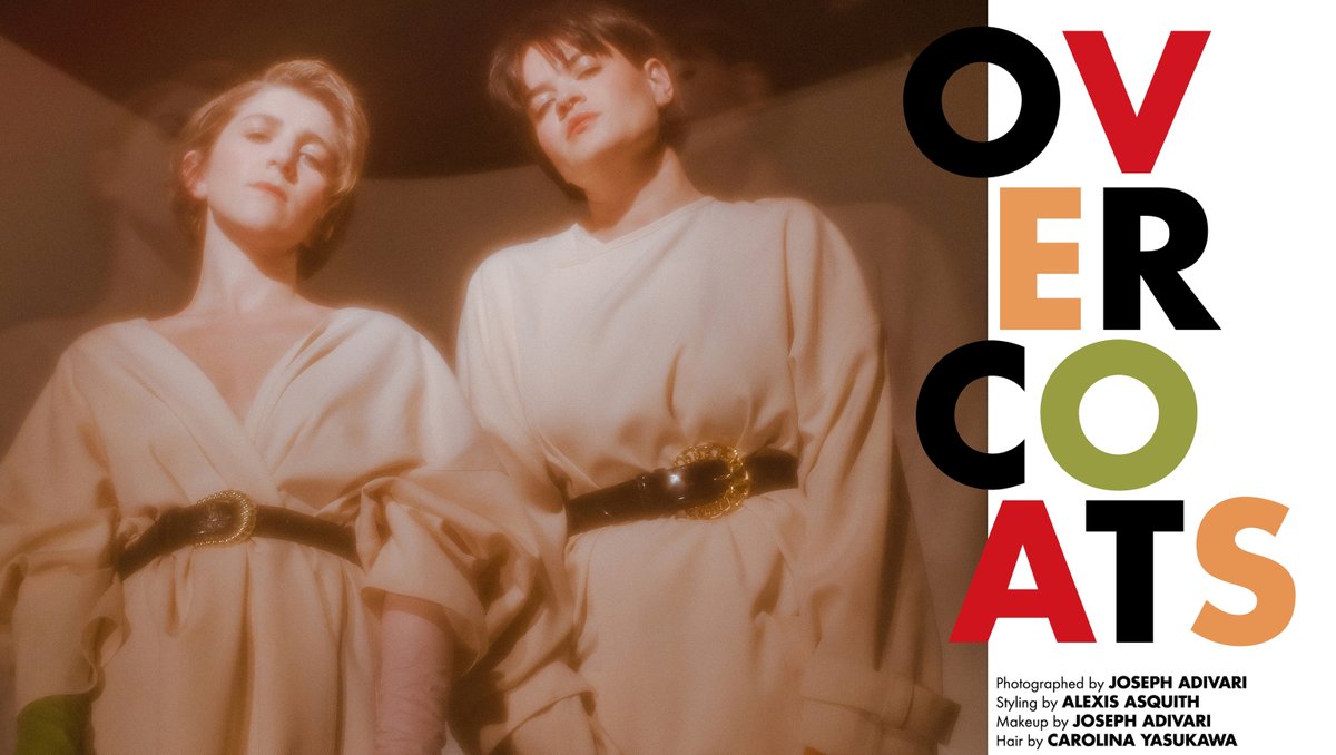 ABookOf's tweet image. Brooklyn music Duo @thisisovercoats created something wonderful for us and talked about their music, headlining tour, and The Fight LP. Read the full story here: abookof.us/musiclibrary/o… #ABookOf #Overcoats