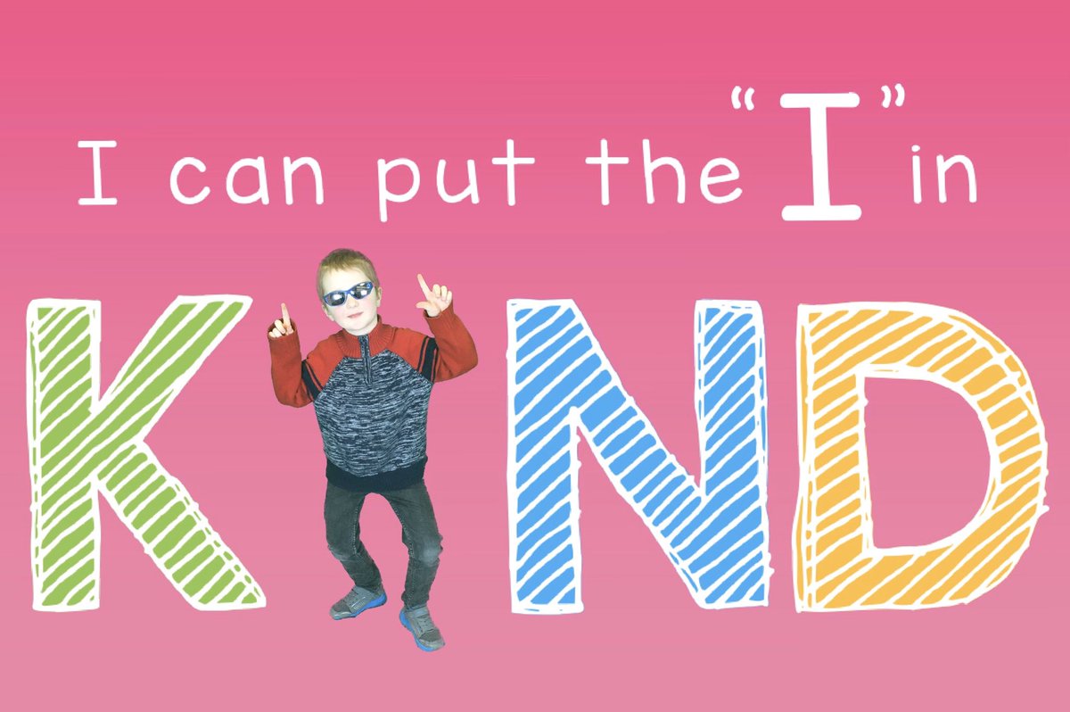 In Madame Toope’s class we sure do put the “I” in KIND! #kindnessweek #cooltobekind