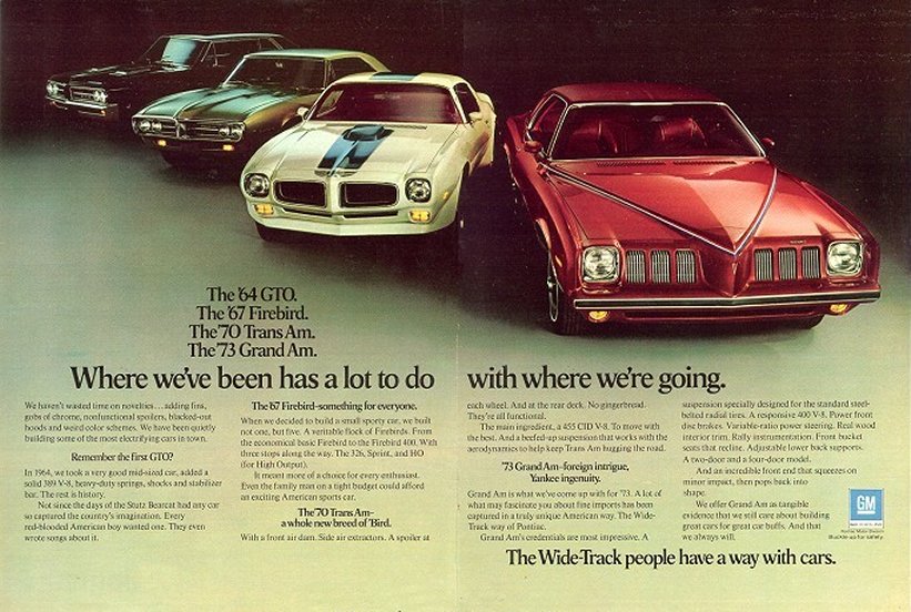 1973 Pontiac Cars Ad
#classicphotos #vintagepics
#vintageads
